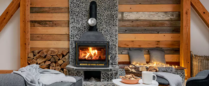 Thelin Hearth Products Direct Vent Gas Stove Fireplace Inspection in Whitby, Ontario